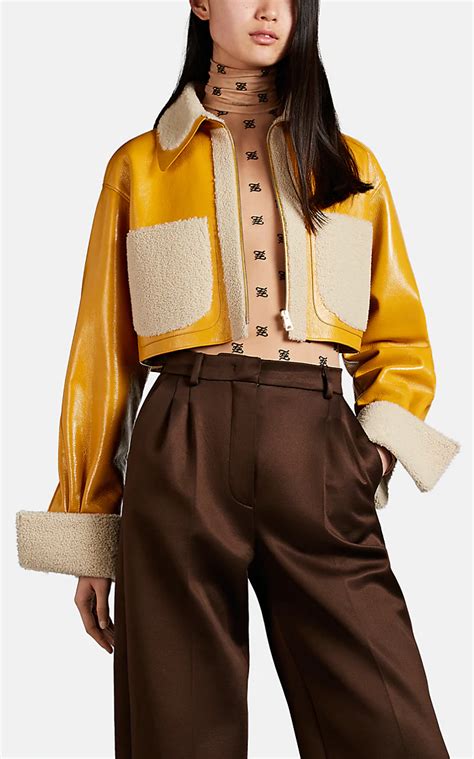 fendi women's cropped jackets